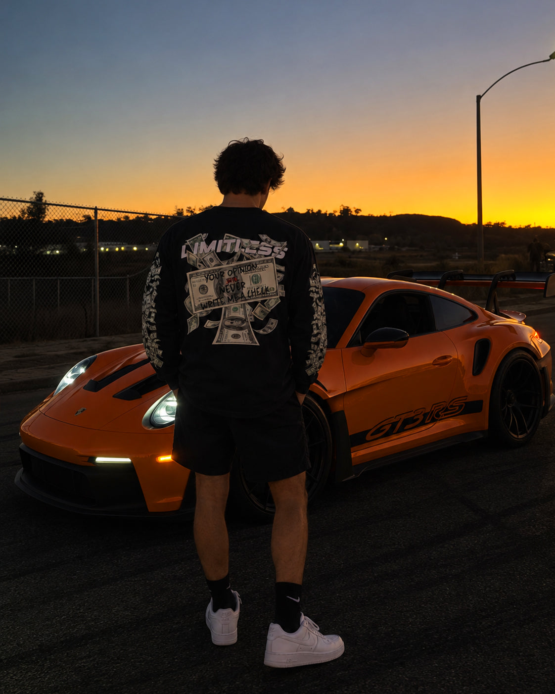 Check Long Sleeve Tee