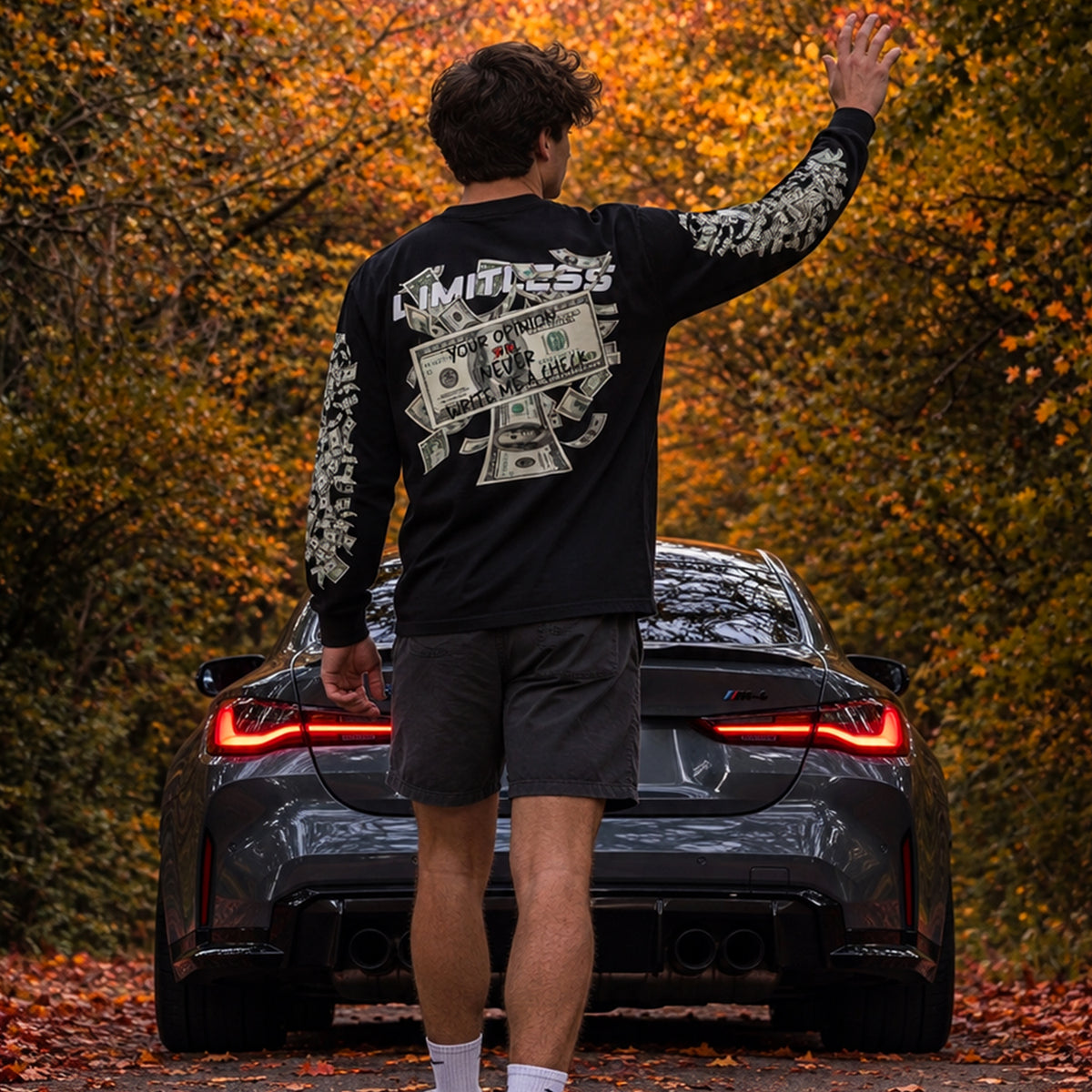 Check Long Sleeve Tee