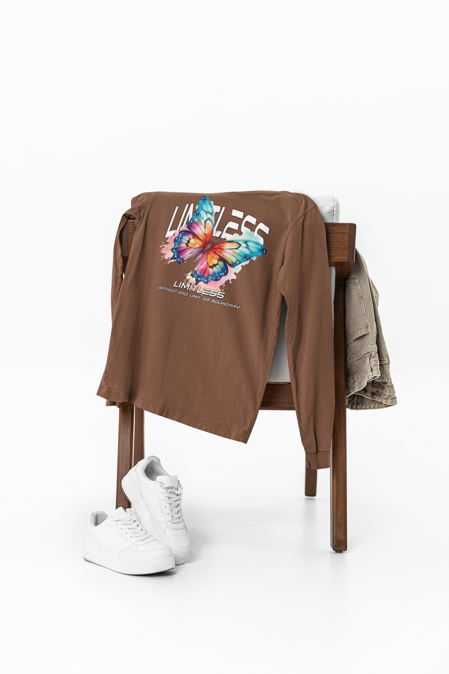 Limitless Reborn Long Sleeve Tee (Brown)